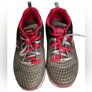 Skechers Black and Pink Athletic Shoes